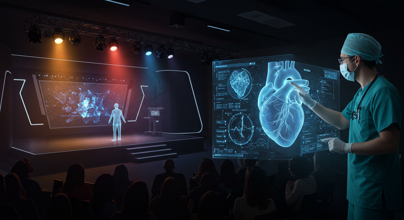 A Nova Era da Holografia: De Shows Virtuais à Medicina de Precisão
